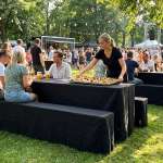 Bierzeltgarnitur - Hussen mieten Bierzeltgarnitur - Hussen mieten – Ansicht 2
