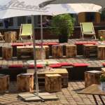 Loungecube aus Holz Loungecube aus Holz