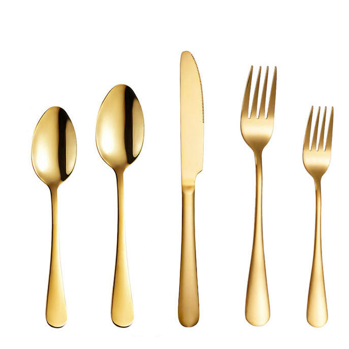 Besteck, Standard in Gold
