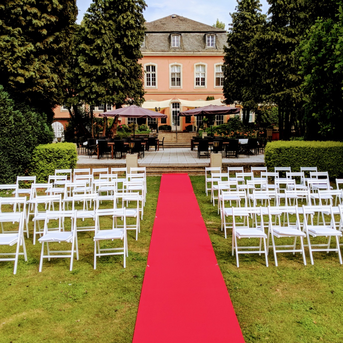 Hochzeitsteppich rot – Ansicht 3